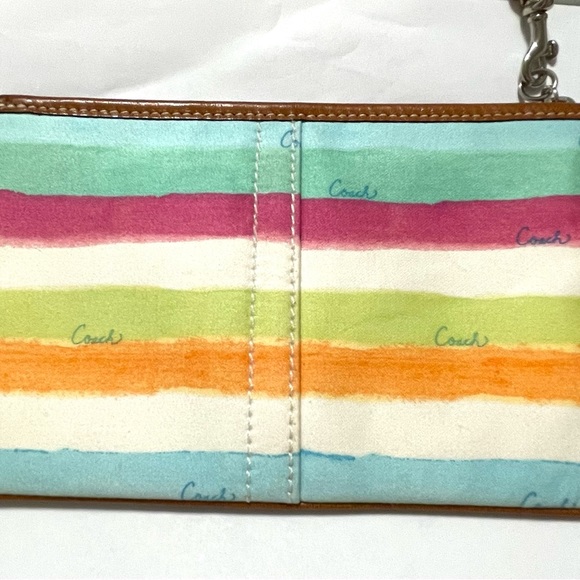 Coach wristlet multicolor striped - Picture 5 of 8